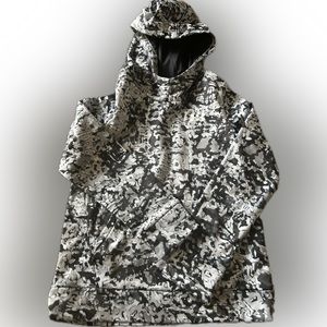 Under Armour Black, Grey, and White Hoodie